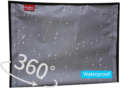 Outdoor 22"-24"-26" TV Set Cover,Scratch Resistant Liner Protect LED Screen Best-Compatible with Standard Mounts and Stands (Gray)