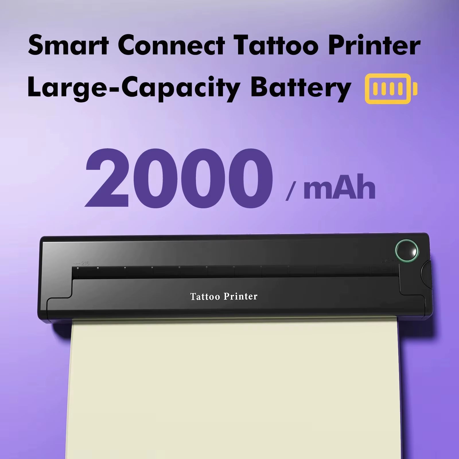 A4 Thermal Printers Wireless Bluetooth Tattoos Printer Portable Mini Thermal Printer A4 Paper Photo Printer from Mobile Phone